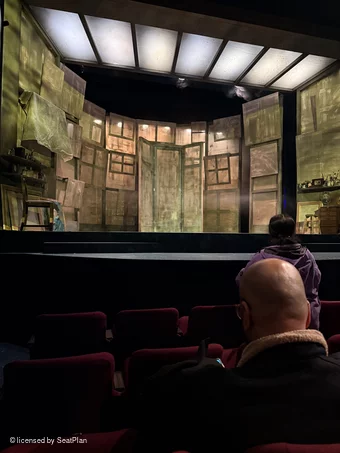 Charing Cross Theatre Stalls E11 view from seat photo