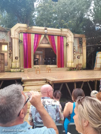 Regent's Park Open Air Theatre Lower Centre D22 view from seat photo