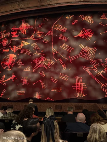 Lyceum Theatre Stalls E21 view from seat photo