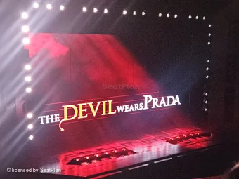 Dominion Theatre Circle B42 view from seat photo