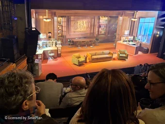Nederlander Theatre Mezzanine F13 view from seat photo