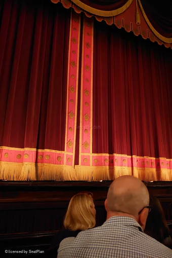 St Martin's Theatre Stalls C6 view from seat photo