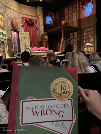 Duchess Theatre Stalls E13 view from seat photo