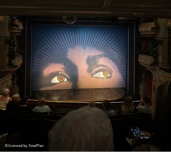 Aldwych Theatre Dress Circle G17 view from seat photo