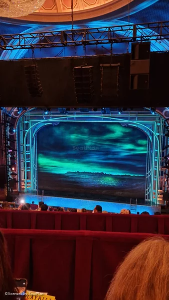 Broadway Theatre Rear Mezzanine B7 view from seat photo
