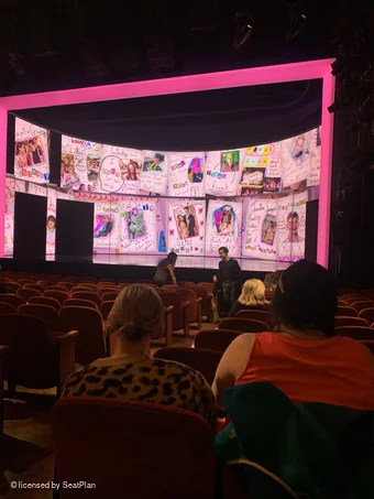 August Wilson Theatre Orchestra M4 view from seat photo