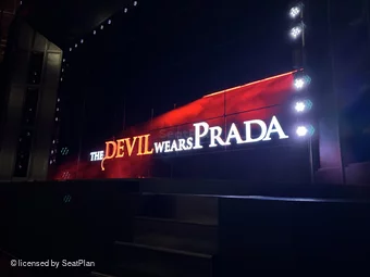 Dominion Theatre Stalls B10 view from seat photo