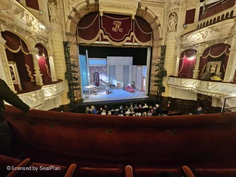 Richmond Theatre Dress Circle B17 view from seat photo