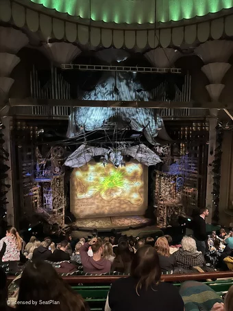Apollo Victoria Theatre Dress Circle J31 view from seat photo