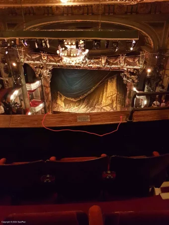 His Majesty's Theatre Balcony C10 view from seat photo