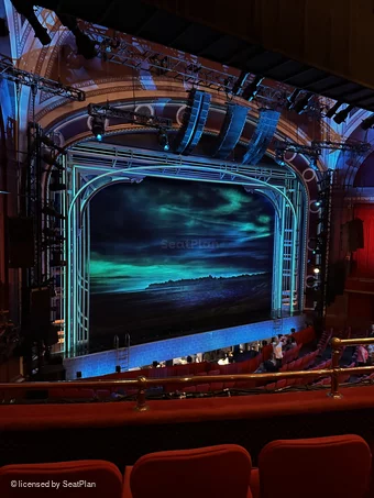 Broadway Theatre Front Mezzanine D10 view from seat photo