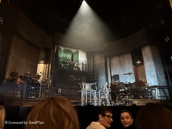 Lyric Theatre Stalls E15 view from seat photo