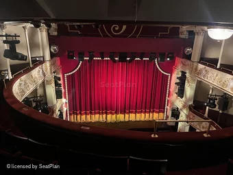 Garrick Theatre Grand Circle D13 view from seat photo