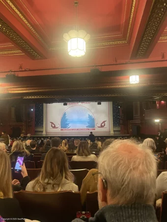 Dominion Theatre Stalls YY15 view from seat photo