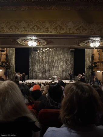 Barrymore Theatre Orchestra Q110 view from seat photo