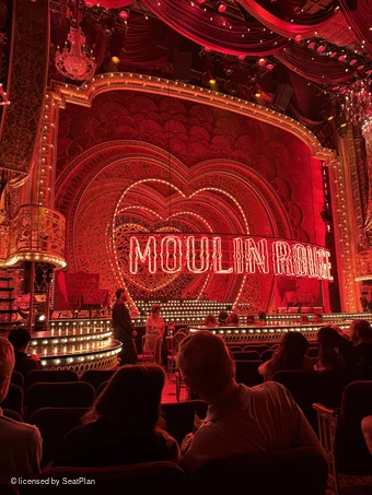 Al Hirschfeld Theatre Orchestra K7 view from seat photo