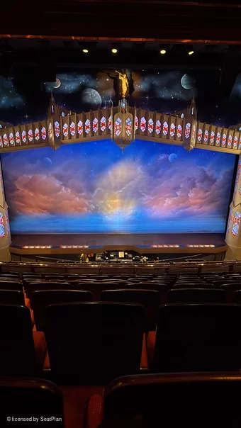 Prince of Wales Theatre Circle K26 view from seat photo