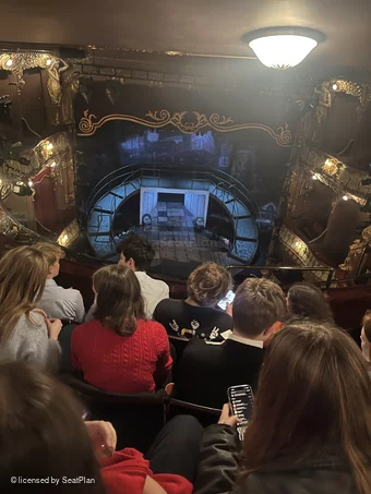 Apollo Theatre Grand Circle F14 view from seat photo
