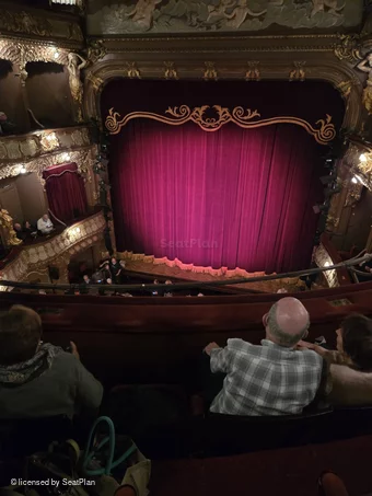 Apollo Theatre Grand Circle C9 view from seat photo