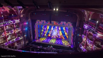 Bristol Hippodrome Upper Circle J17 view from seat photo