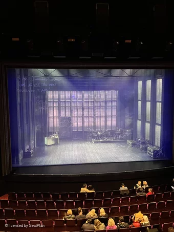 Prince Edward Theatre Dress Circle A21 view from seat photo