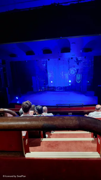 Peacock Theatre Dress Circle E9 view from seat photo