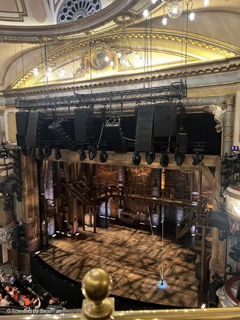 Victoria Palace Theatre Grand Circle A6 view from seat photo