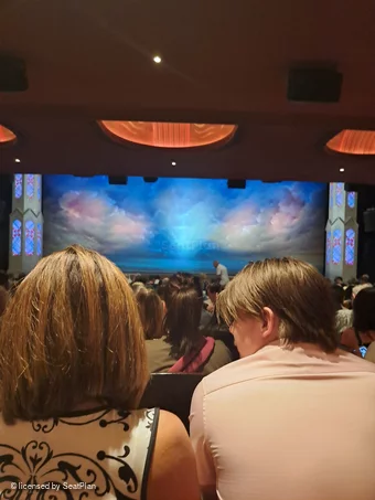 Prince of Wales Theatre Stalls R24 view from seat photo