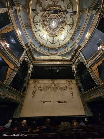 Harold Pinter Theatre Stalls J11 view from seat photo