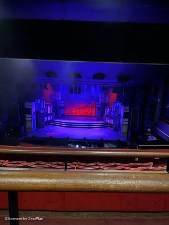 Peacock Theatre Dress Circle E14 view from seat photo