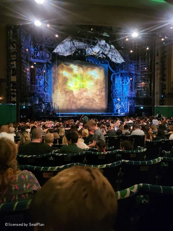 Apollo Victoria Theatre Stalls X43 view from seat photo