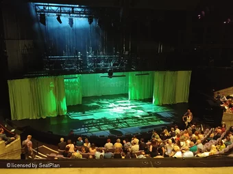 National Theatre - Olivier Circle A52 view from seat photo