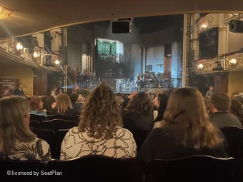 Lyric Theatre Stalls S17 view from seat photo