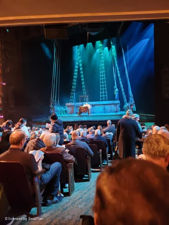 Longacre Theatre Orchestra O3 view from seat photo