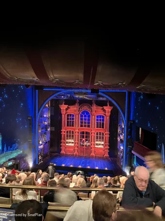 Savoy Theatre Dress Circle J8 view from seat photo