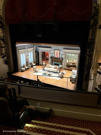 Samuel J. Friedman Theatre Mezzanine A2 view from seat photo