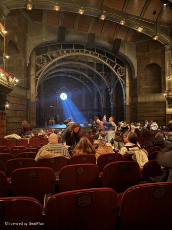 Lyric Theatre Orchestra R23 view from seat photo
