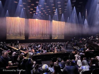 ABBA Arena Block H F3 view from seat photo