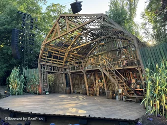 Regent's Park Open Air Theatre Lower Left H5 view from seat photo