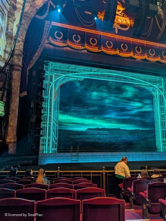 London Coliseum Stalls H34 view from seat photo