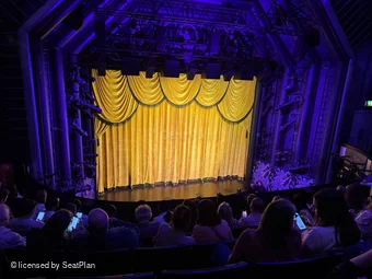Trafalgar Theatre Dress Circle F22 view from seat photo
