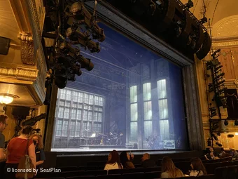 Neil Simon Theatre Orchestra H15 view from seat photo