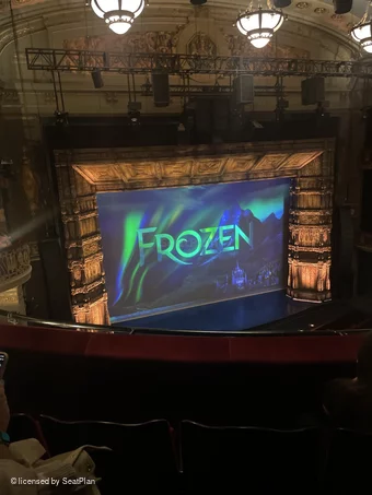 Theatre Royal Drury Lane Grand Circle C38 view from seat photo