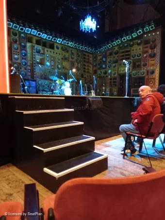 Alexandra Palace Theatre Stalls D26 view from seat photo