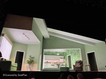 Hayes Theater Orchestra F111 view from seat photo