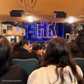 Shubert Theatre Orchestra T19 view from seat photo