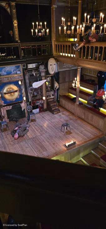 Sam Wanamaker Playhouse Playhouse Upper Gallery A19 view from seat photo