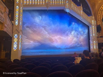 Eugene O'Neill Theatre Orchestra J15 view from seat photo