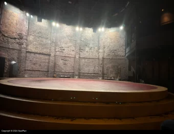 Almeida Theatre Stalls C8 view from seat photo