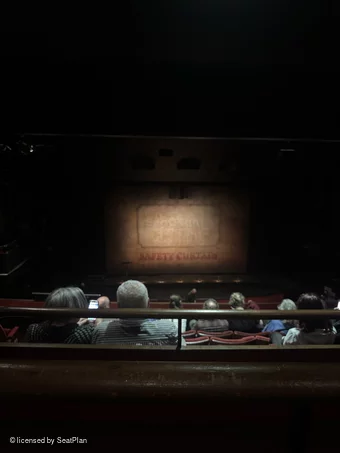 Peacock Theatre Dress Circle E21 view from seat photo